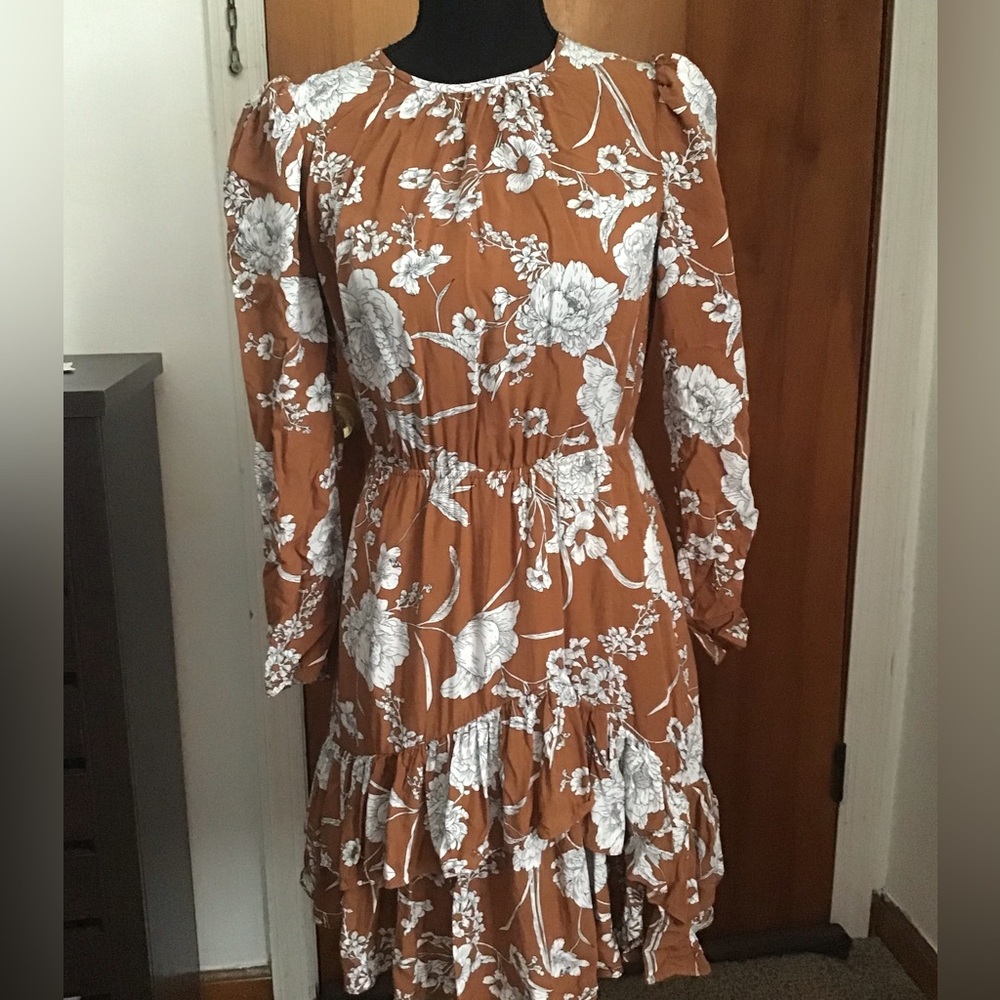 Beautiful floral flowy dress by European designer